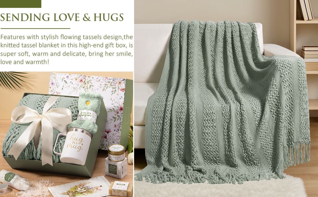 11-Piece Self-Care Gift Set for Women – Pink Spa Gift Basket